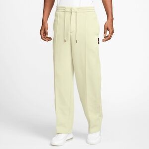 Nike Tech Fleece Open Hem Pants Sweatpants Tan Medium M Wide Leg New FZ7583-371